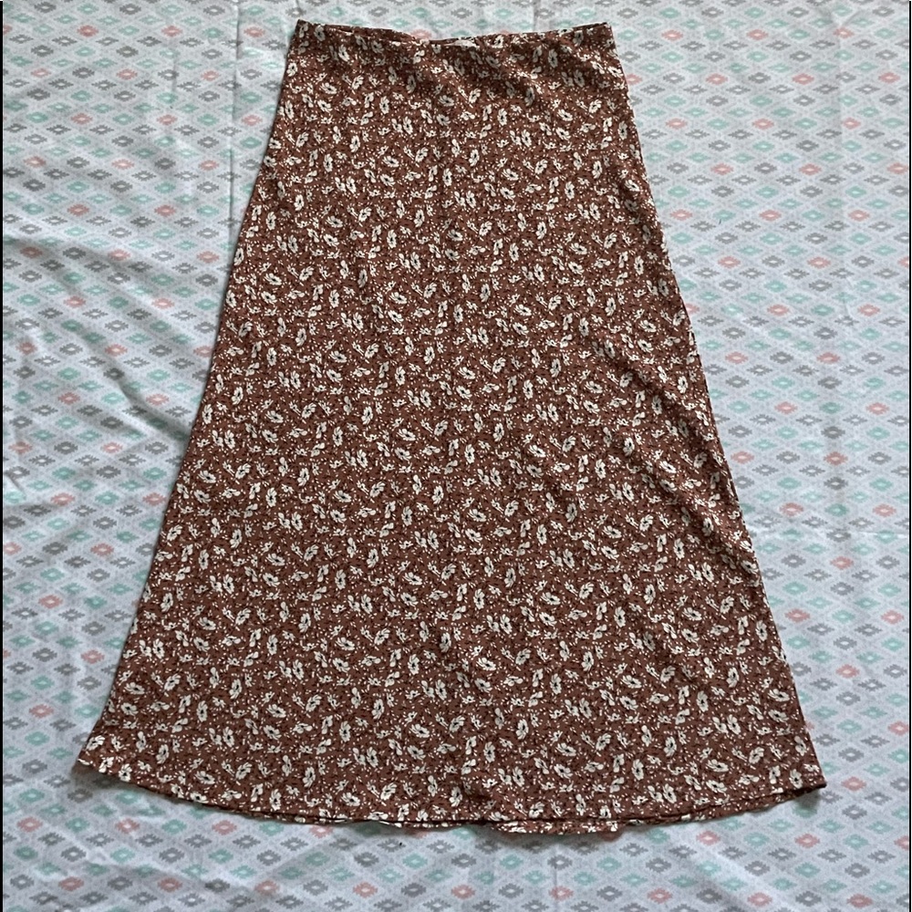 Floral Print Skirt!